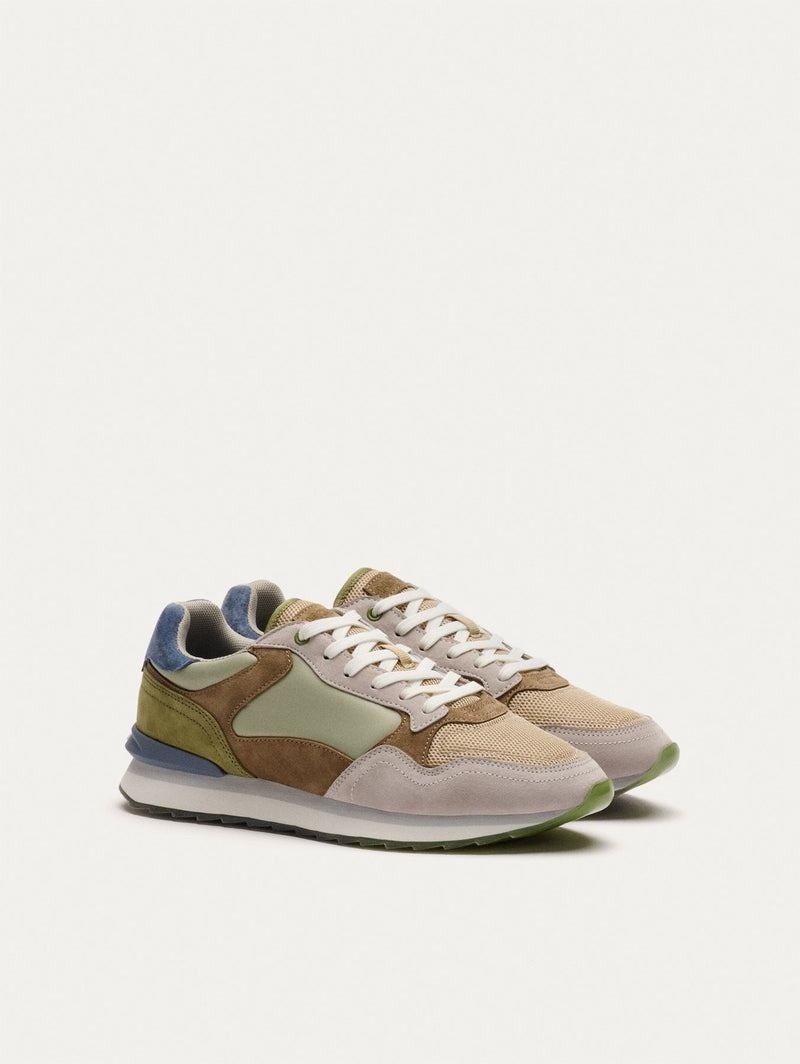 Hoff City Baku Sneakers Uomo Verdi Marroni Khaki | WRI1159IP