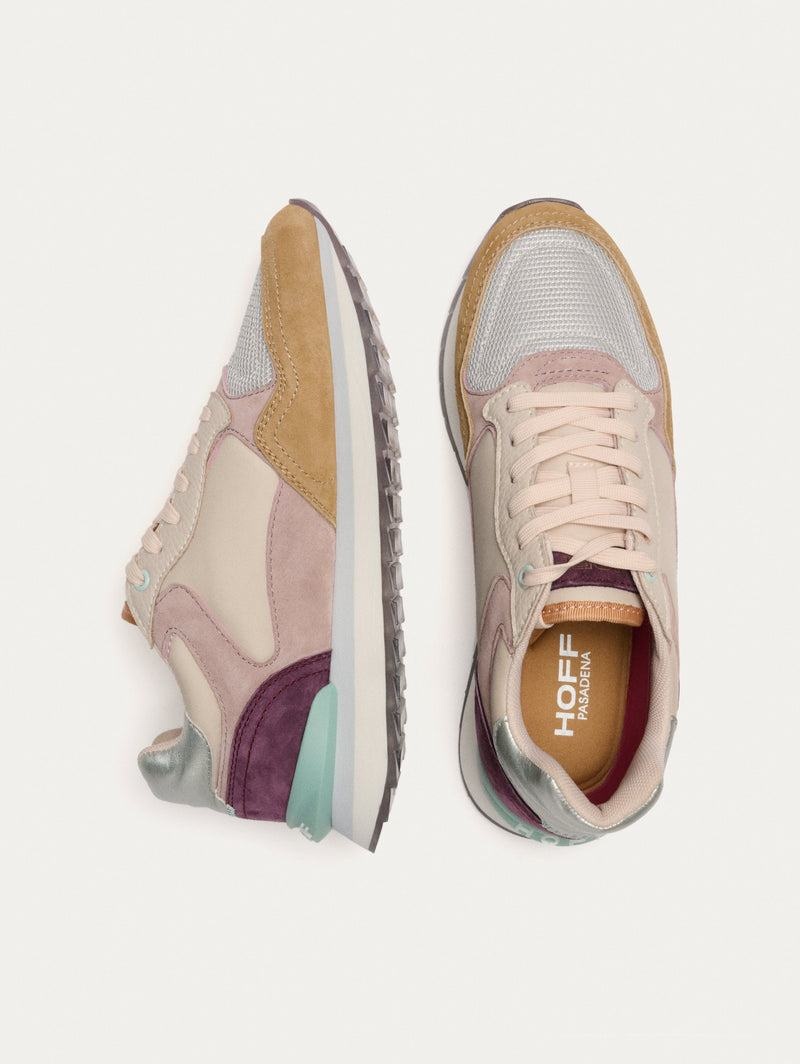 Hoff City Pasadena Sneakers Donna Bianche Rosa Marroni | RVK6498QO