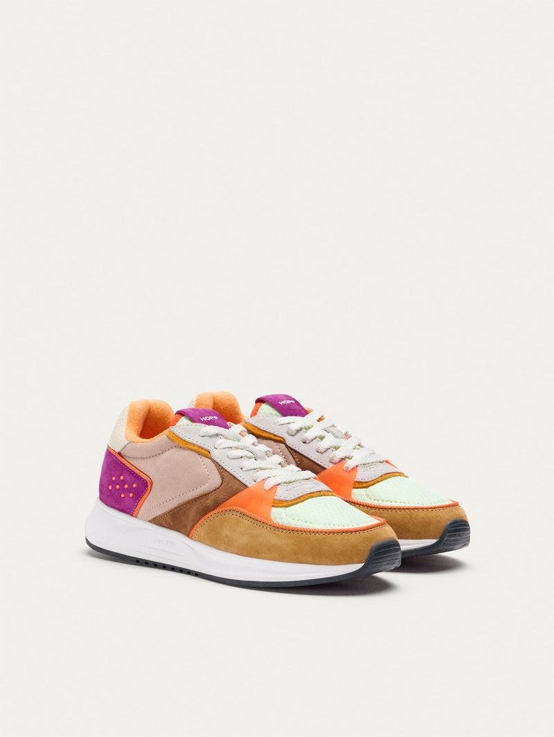 Hoff District Beale Sneakers Donna Bianche Marroni Viola | RAE546DS