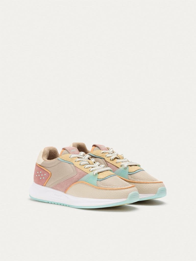 Hoff District Carnaby Sneakers Donna Khaki Rosa Gialle | ZBV9654IK