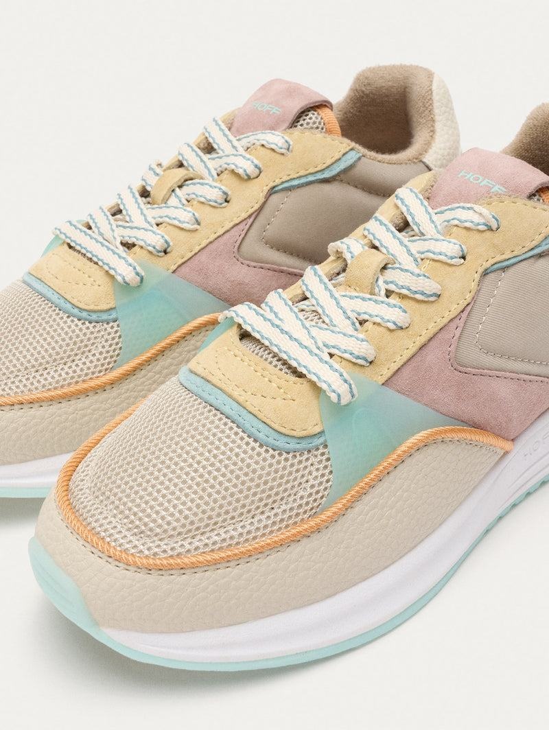 Hoff District Carnaby Sneakers Donna Khaki Rosa Gialle | ZBV9654IK