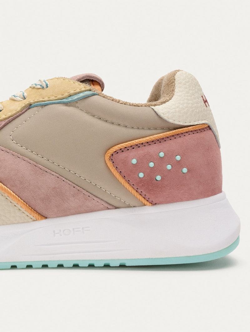 Hoff District Carnaby Sneakers Donna Khaki Rosa Gialle | ZBV9654IK