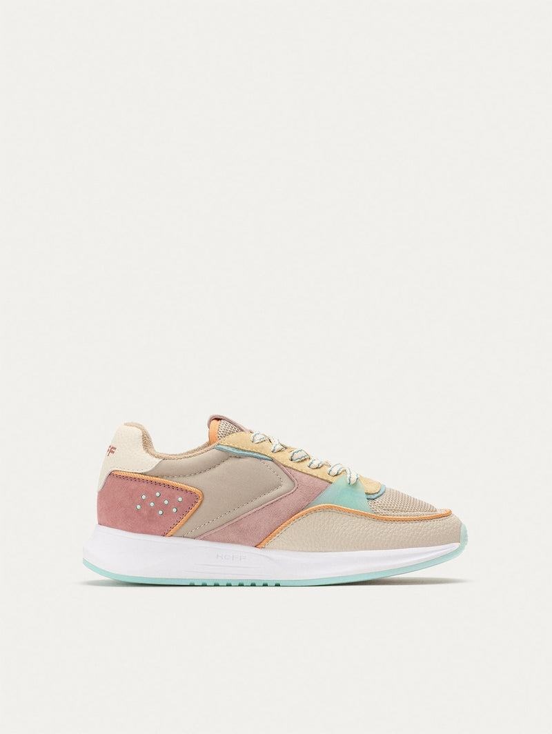 Hoff District Carnaby Sneakers Donna Khaki Rosa Gialle | ZBV9654IK