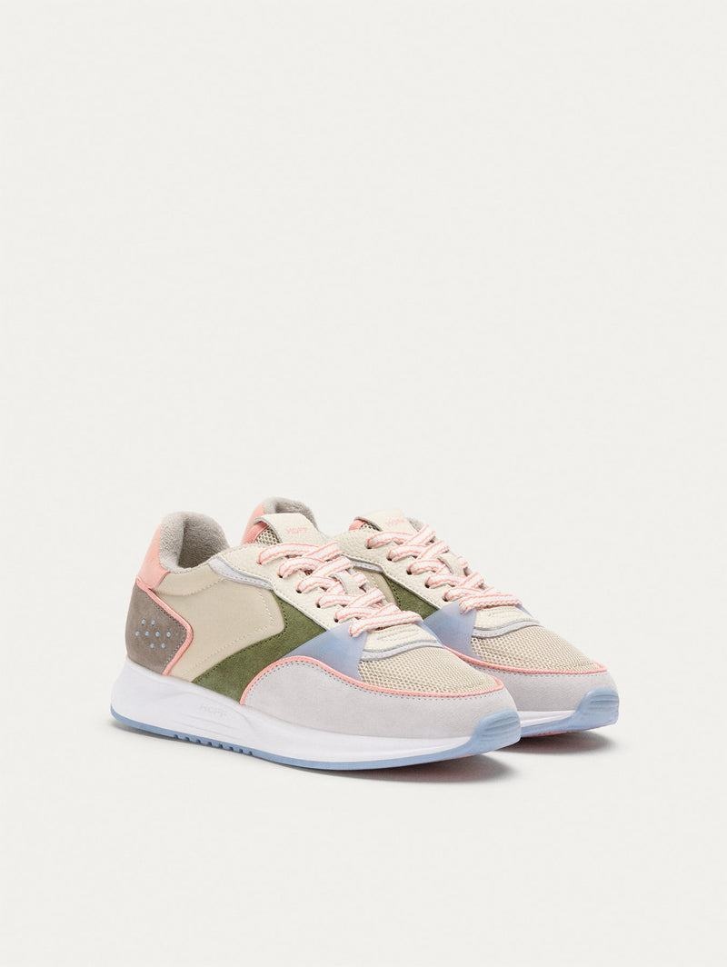 Hoff District Pilsen Sneakers Donna Rosa Verdi Khaki | EVU926HS