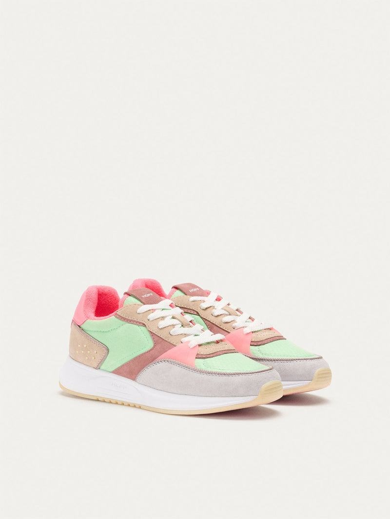 Hoff District Rambla Sneakers Donna Khaki Rosa Verdi | HBK5162JF