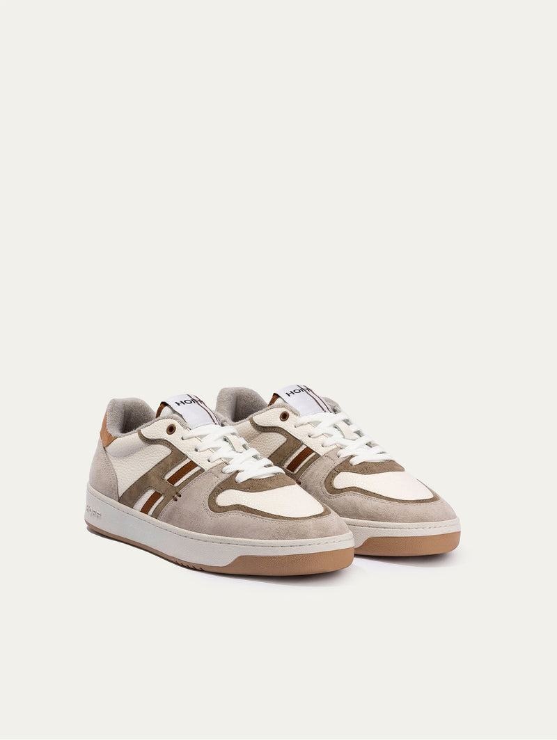 Hoff Metro Trocadero Sneakers Uomo Bianche Grigie Marroni | QWJ1641ZO